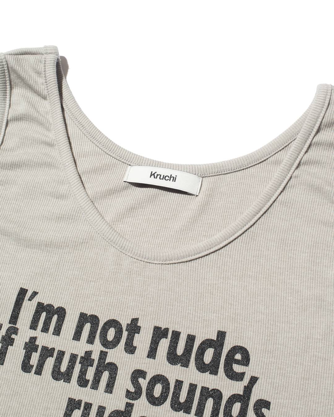 RUDE Sleeveless (GREY)