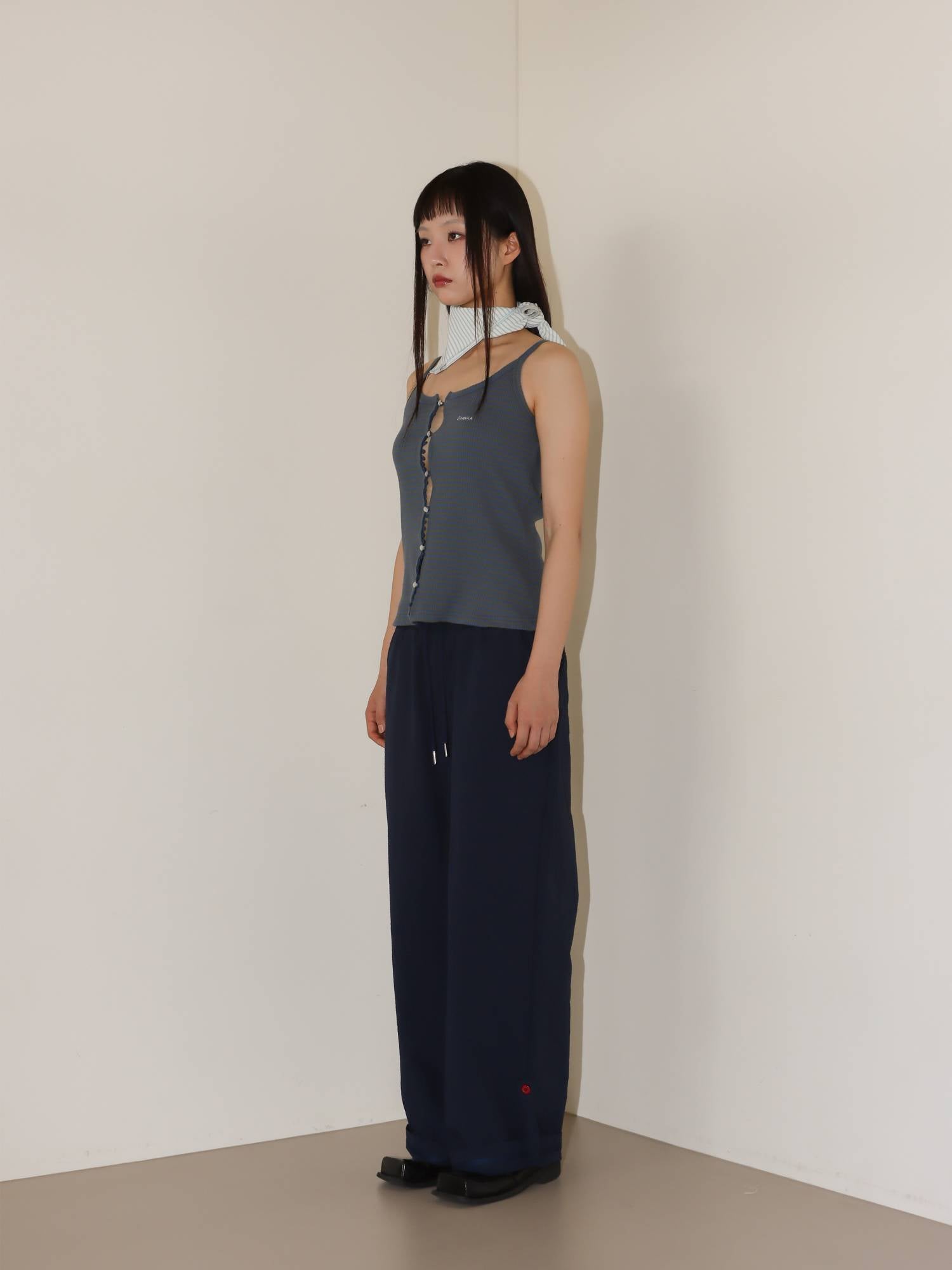 STRIPE JERSEY SET UP (BLUE)