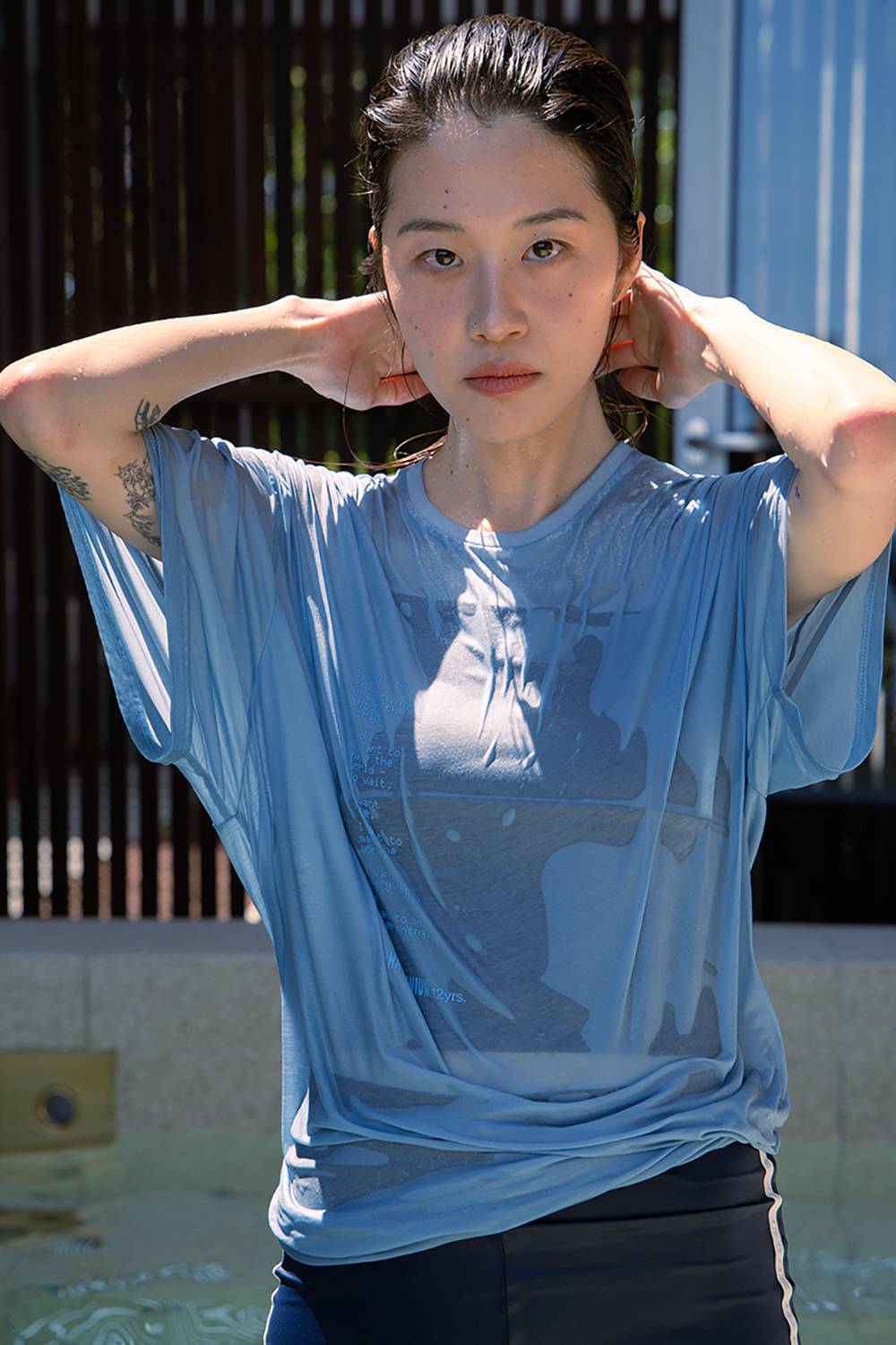 LINE SWIM BOTTOM / NAVY