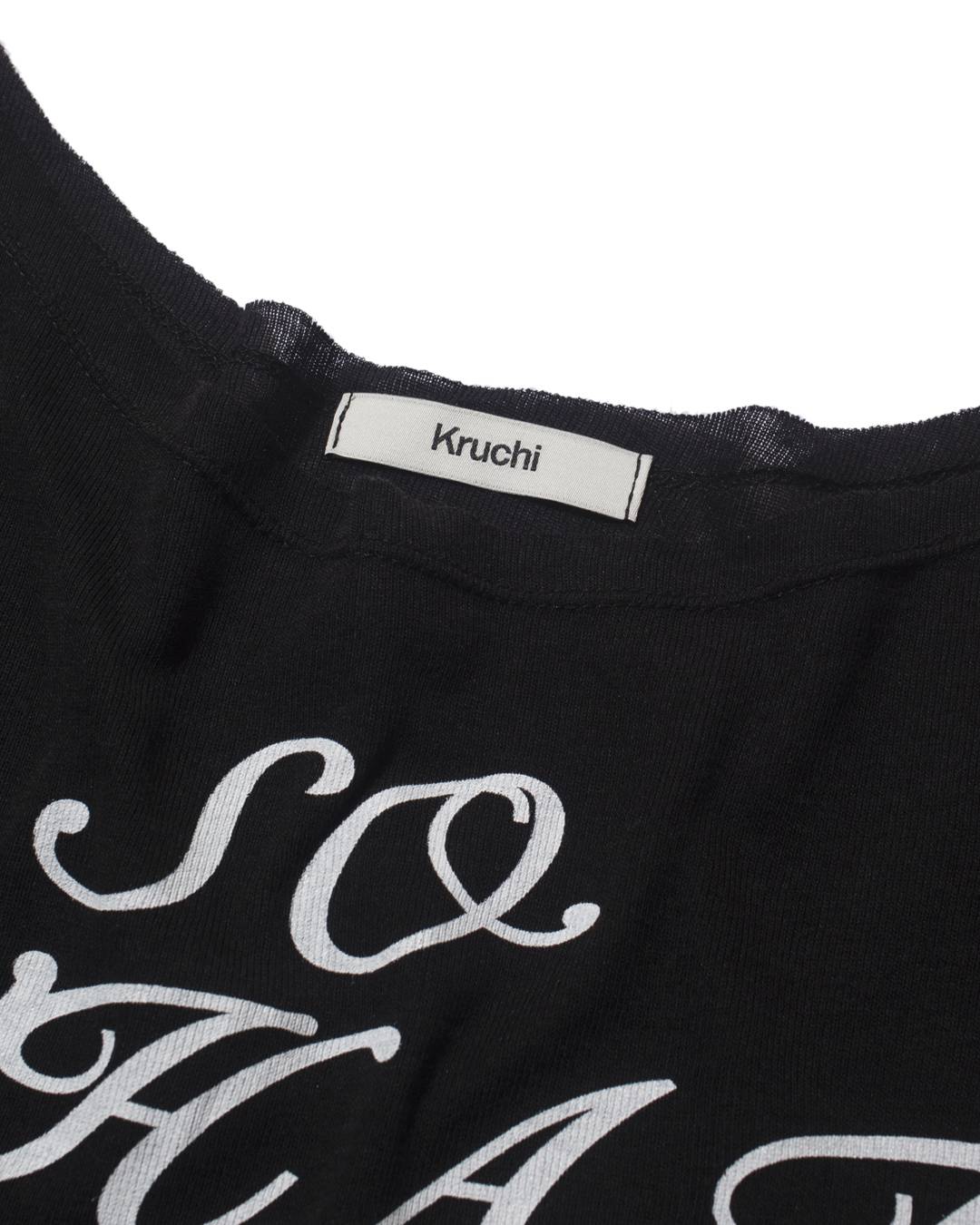 SO WHAT long-sleeved T-Shirt (BLACK) WOMENS