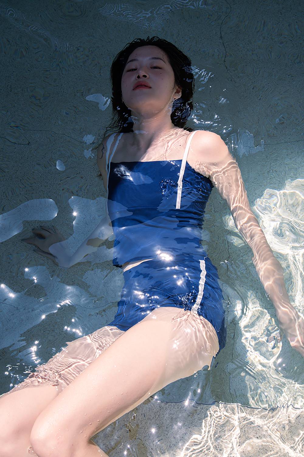 LINE SWIM TOP / NAVY