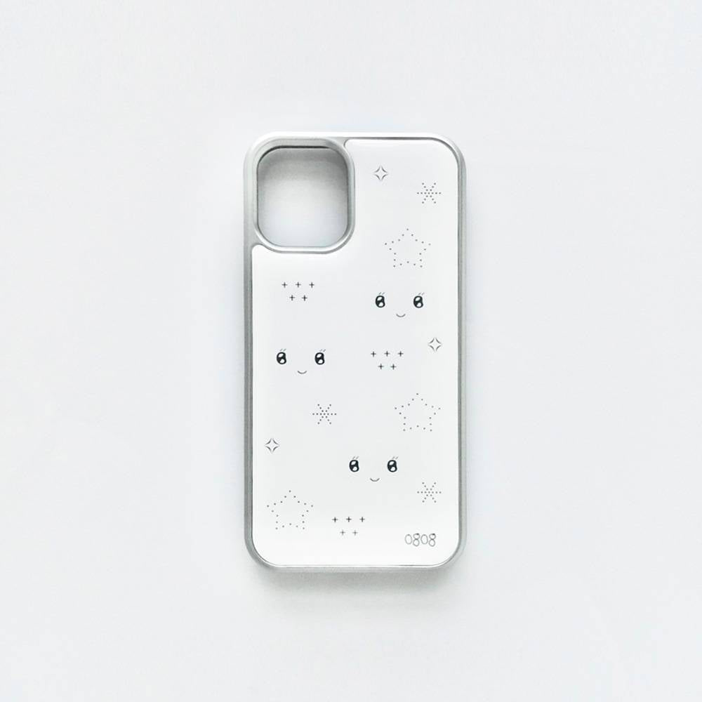 twinkle emoji phonecase (silver)