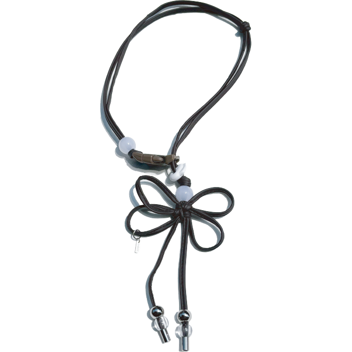 가죽 매듭 텀블러백 (Leather Maedeup Tumbler Bag)