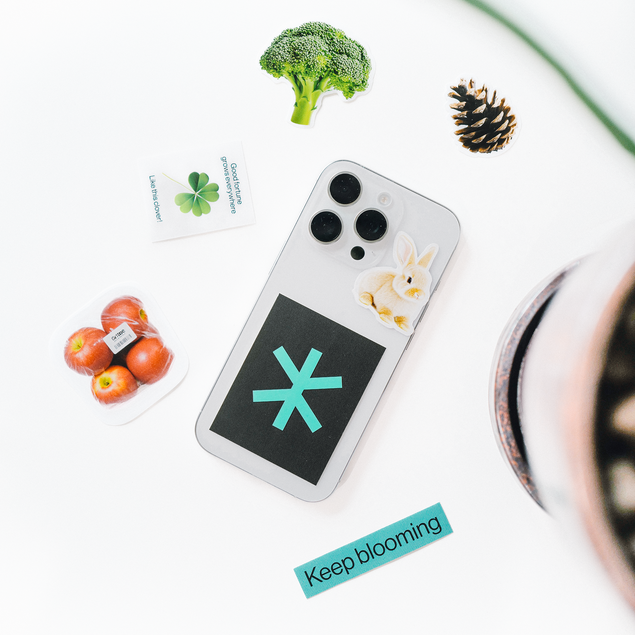 목 사주 개운 스티커 set /  Keep blooming