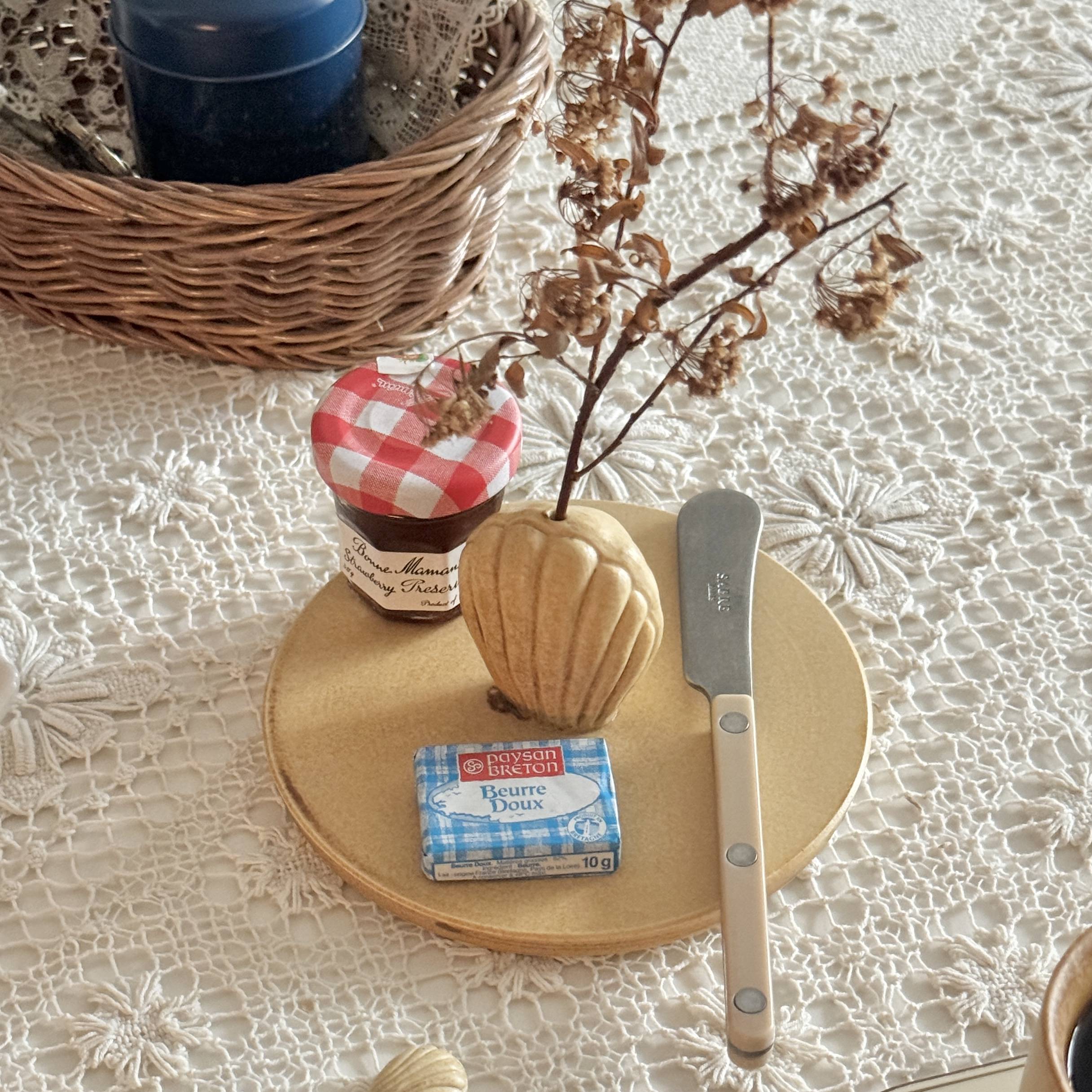 마들렌 원형 인센스 홀더 medium (custard cream) - Colin et Chloé 콜랭에클로에 - CAVA LIFE