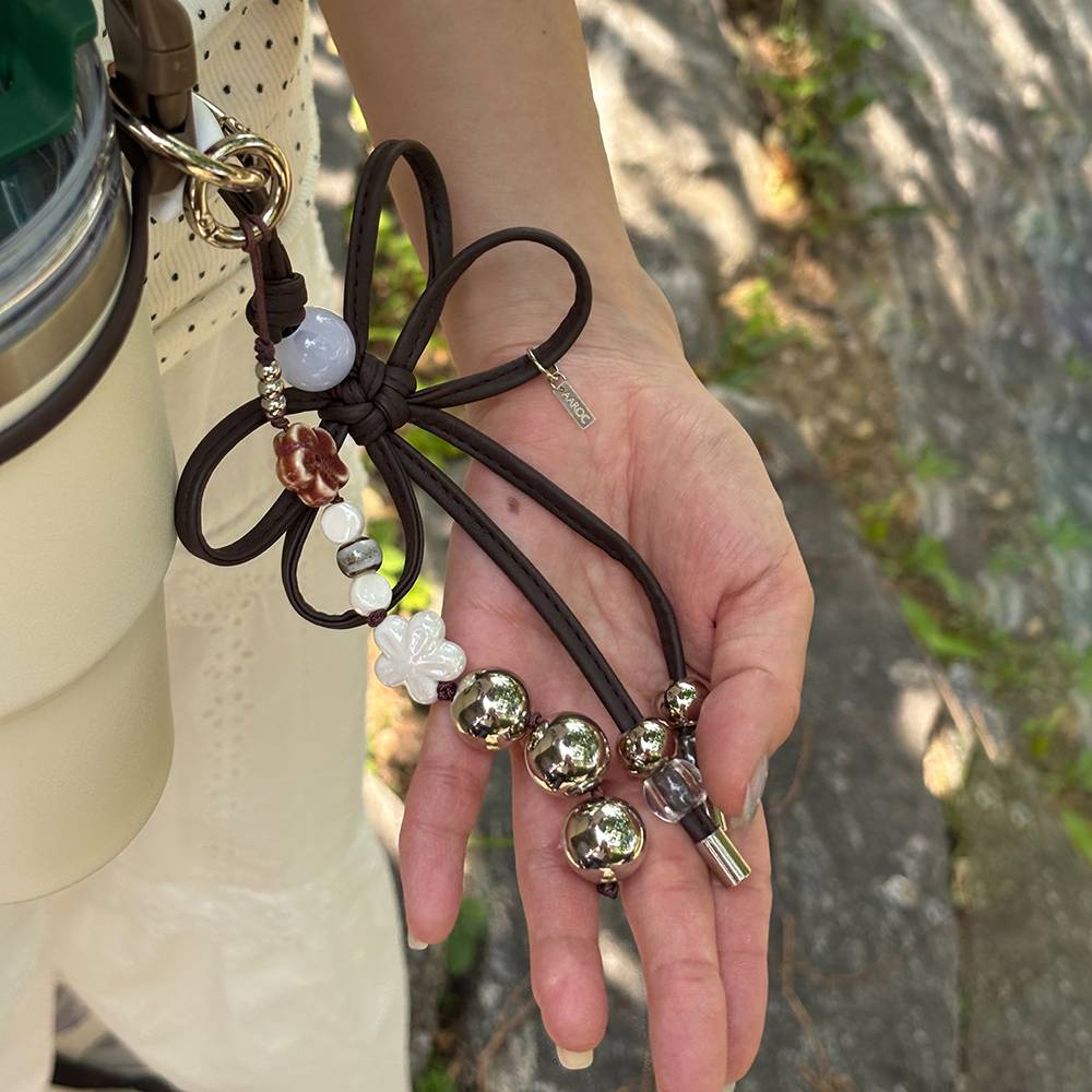 매화 도자 키링 (Maehwa Ceramic Keyring)