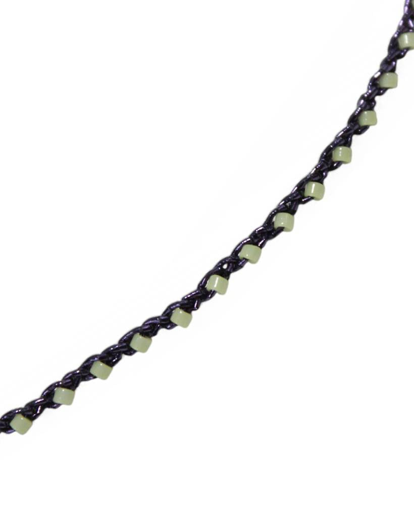 lightfall metallic crochet necklace