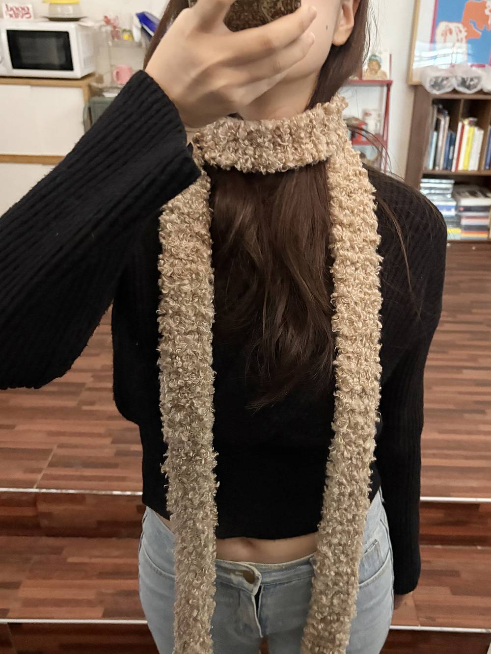 Teddy Muffler / 테디 머플러 - 베이지