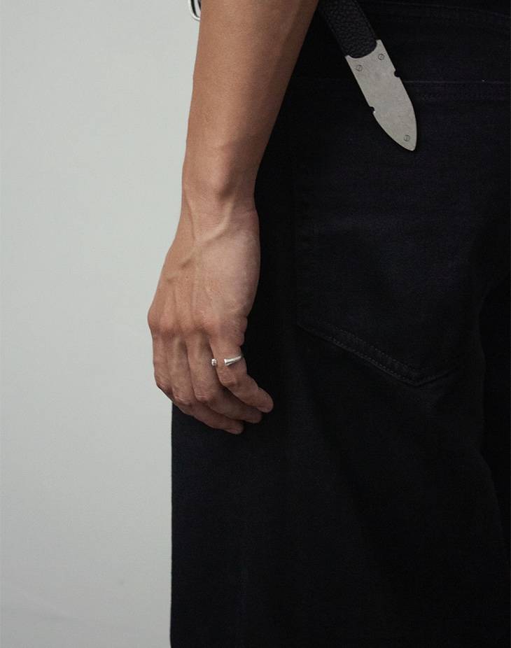 someone's bone open ring