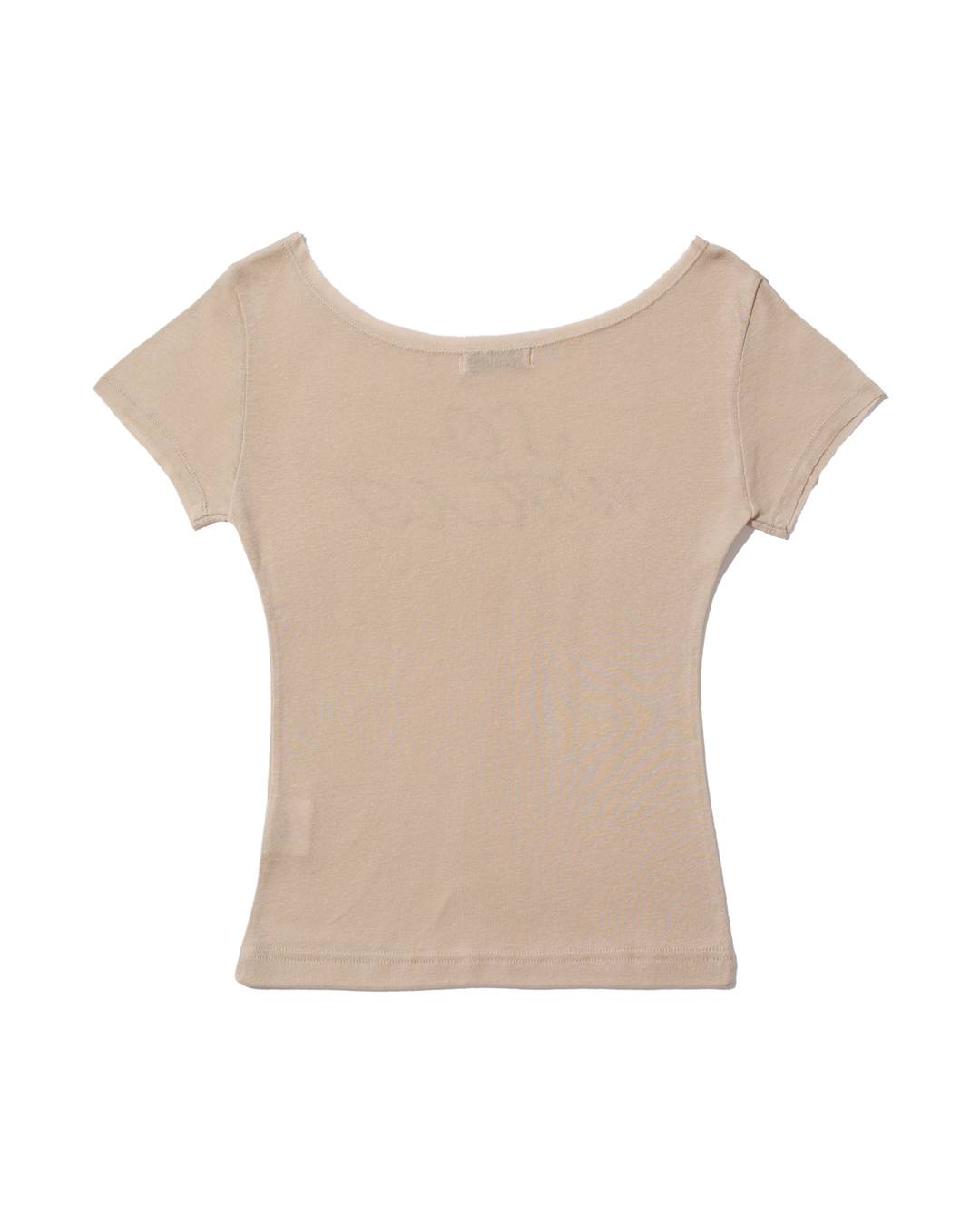 SO WHAT Half Sleeve T-shirt (BEIGE)