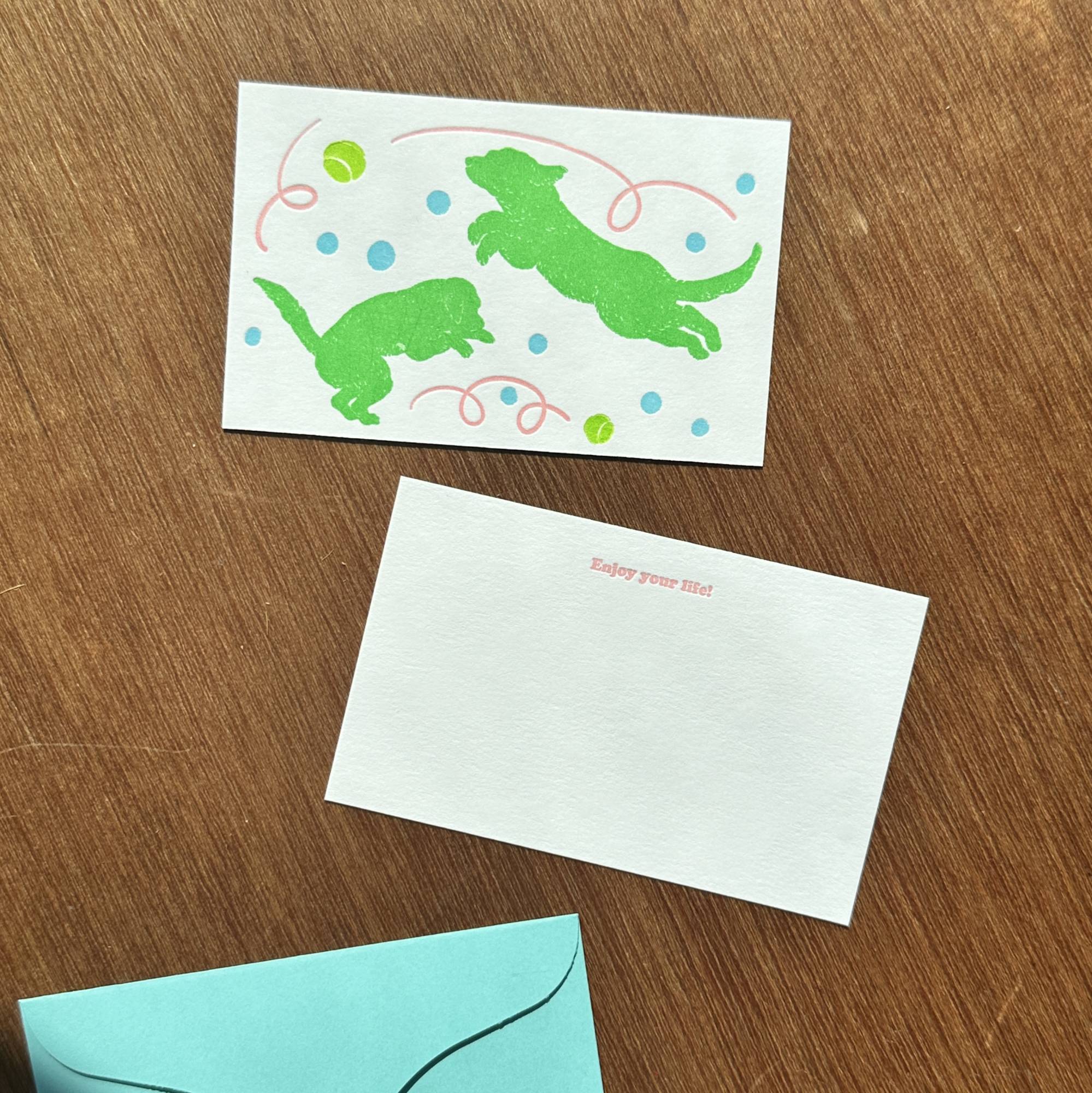 [SMALL PLATES] Dog Message Card