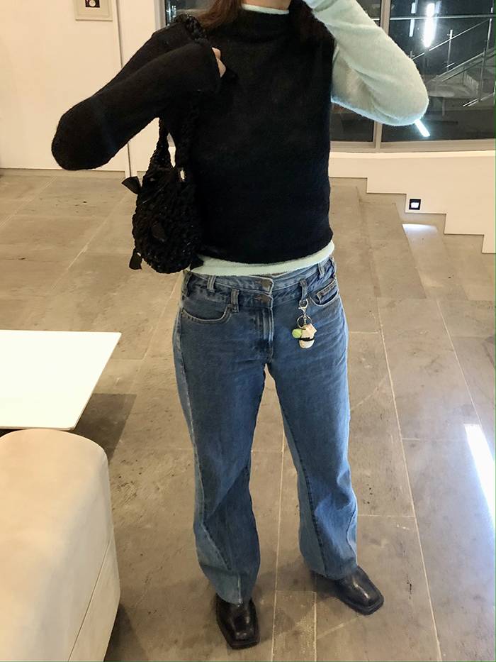 Butterfly Bag / 버터플라이 숄더백- Black