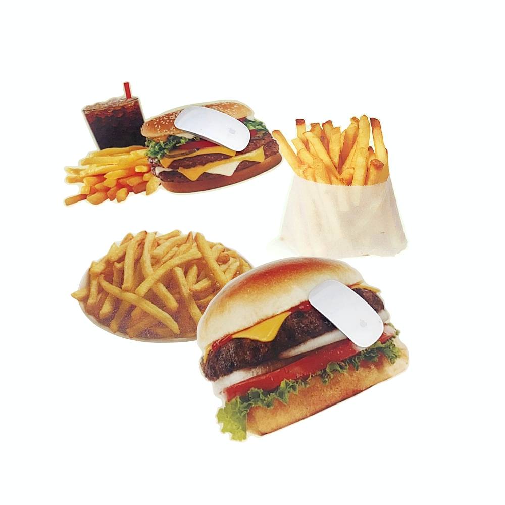 burger shop mouse pad