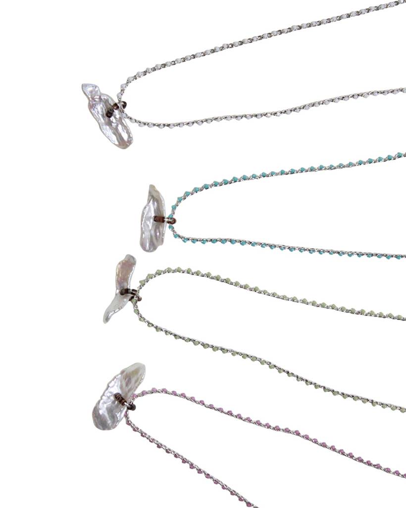 haze salts with soluna metallic crochet necklace & bodychain