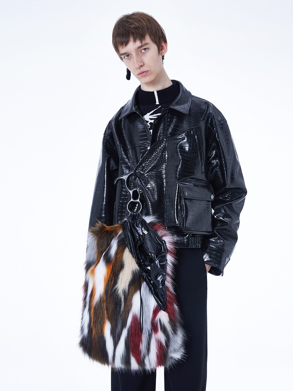 YOB 022 MULTI HAIRY BAG - KIZIP 키집 - CAVA LIFE