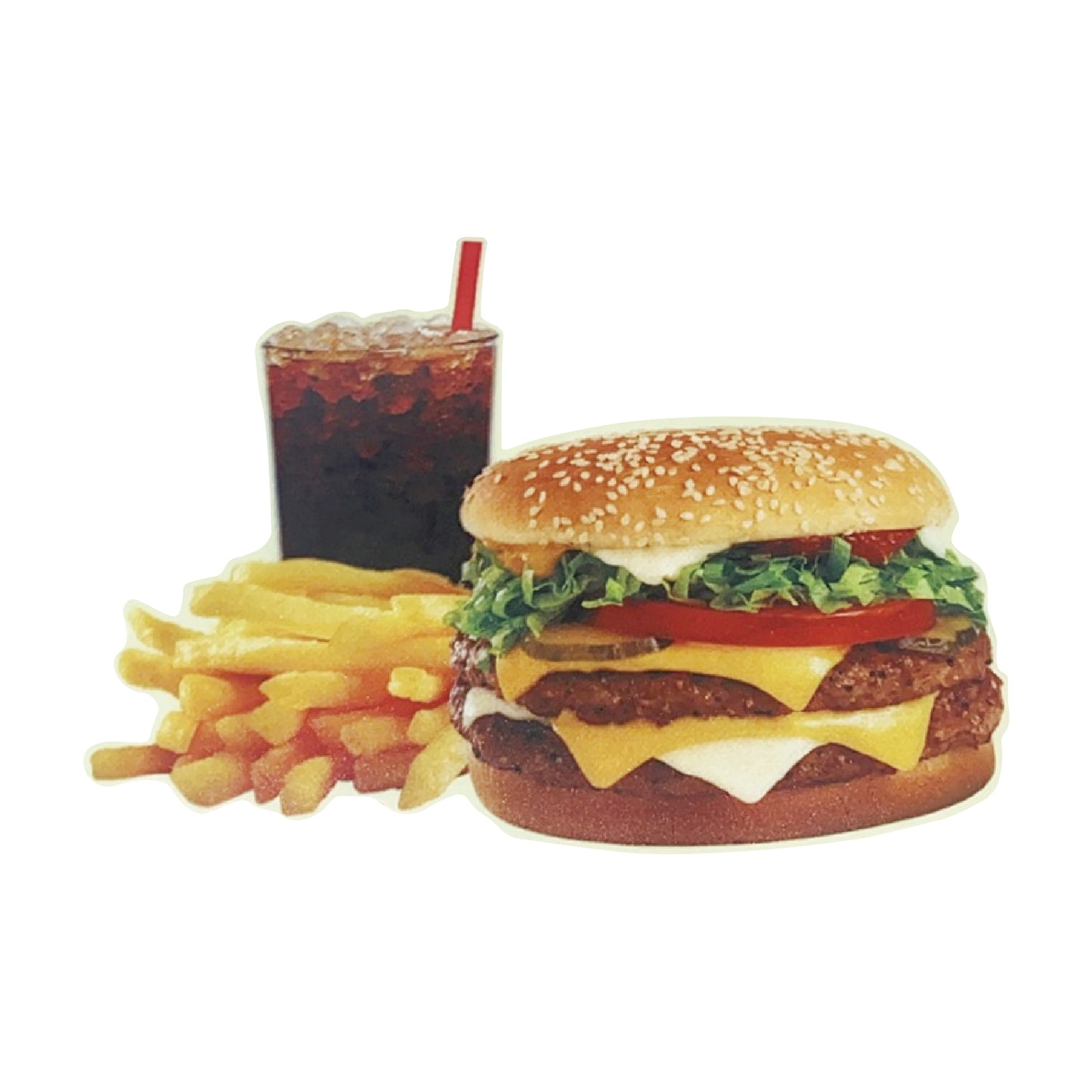 burger shop mouse pad