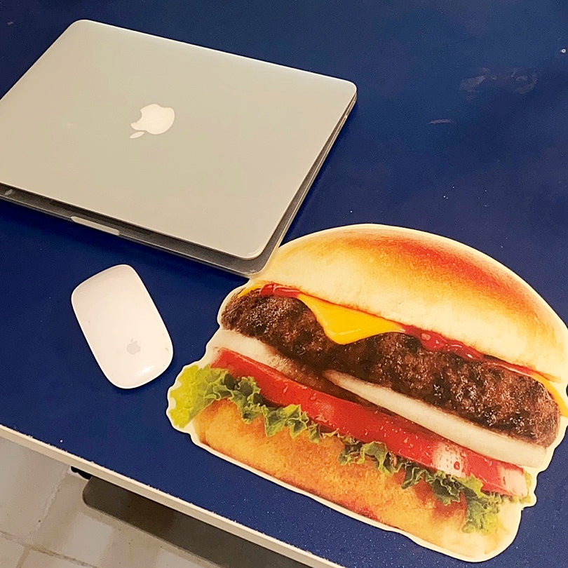 burger shop mouse pad