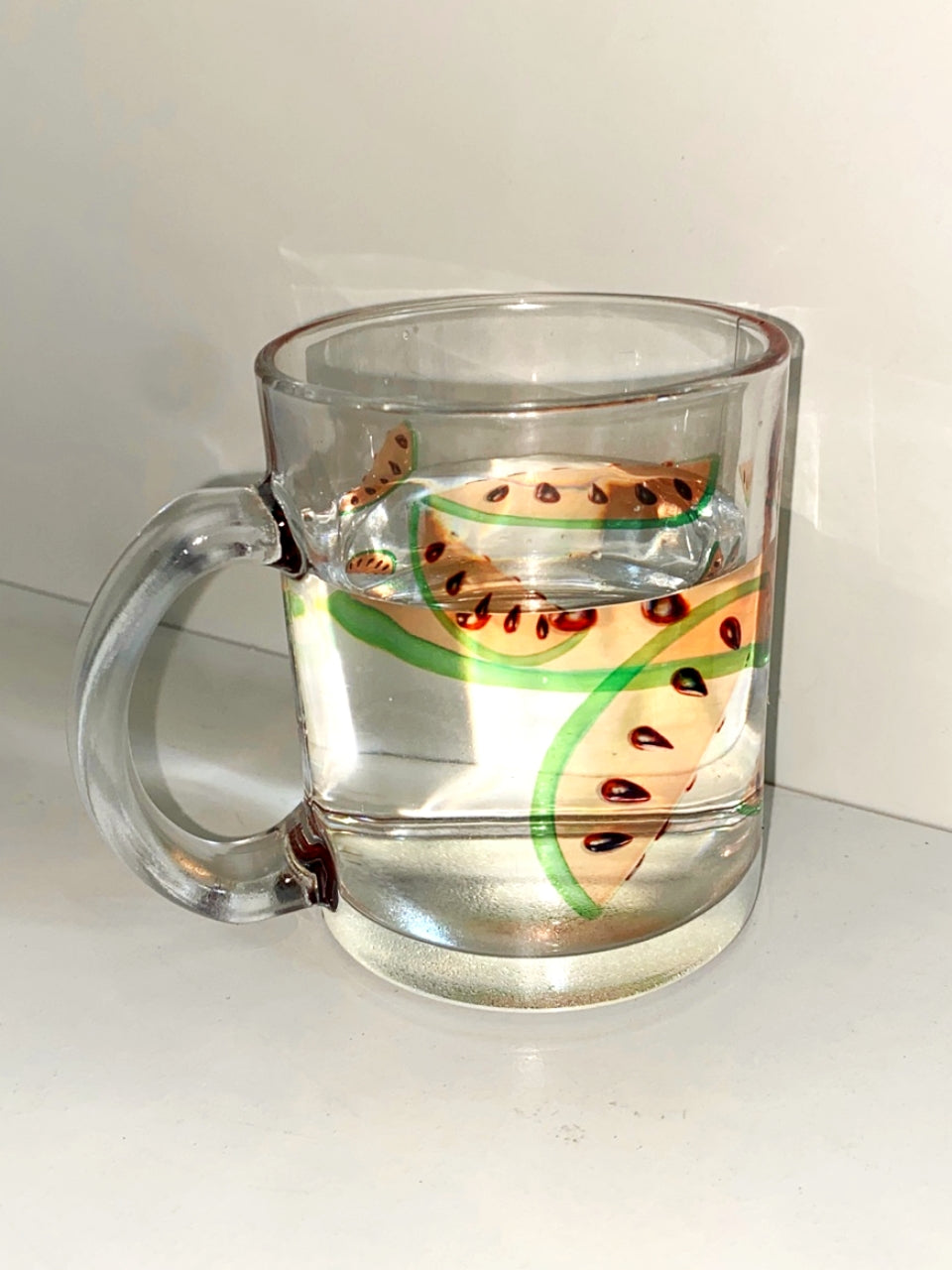 Toy watermelon glass mug (gloss) - you like what 유라이크왓 - CAVA LIFE