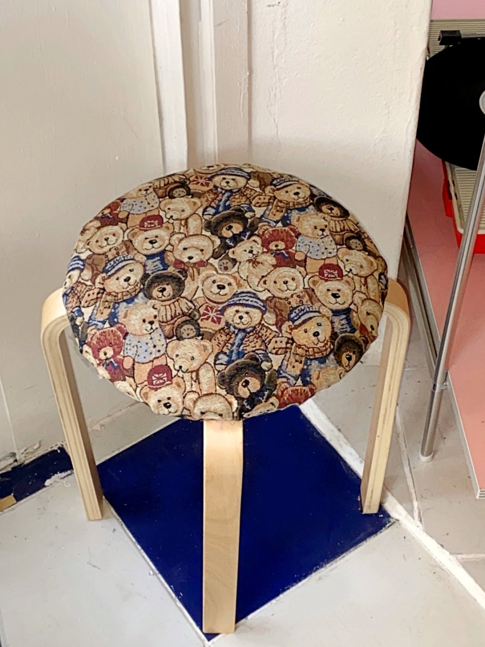 Teddy bear stool - you like what 유라이크왓 - CAVA LIFE