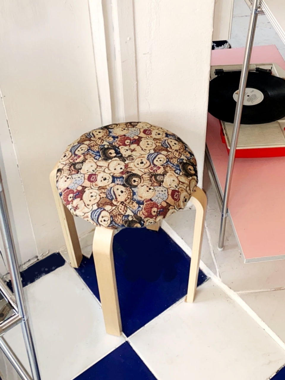 Teddy bear stool - you like what 유라이크왓 - CAVA LIFE