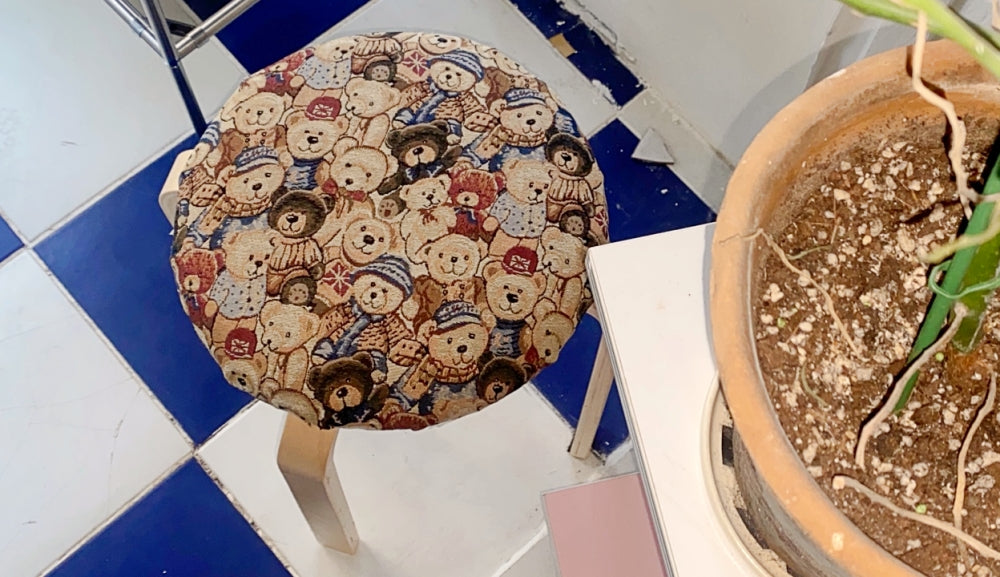 Teddy bear stool - you like what 유라이크왓 - CAVA LIFE