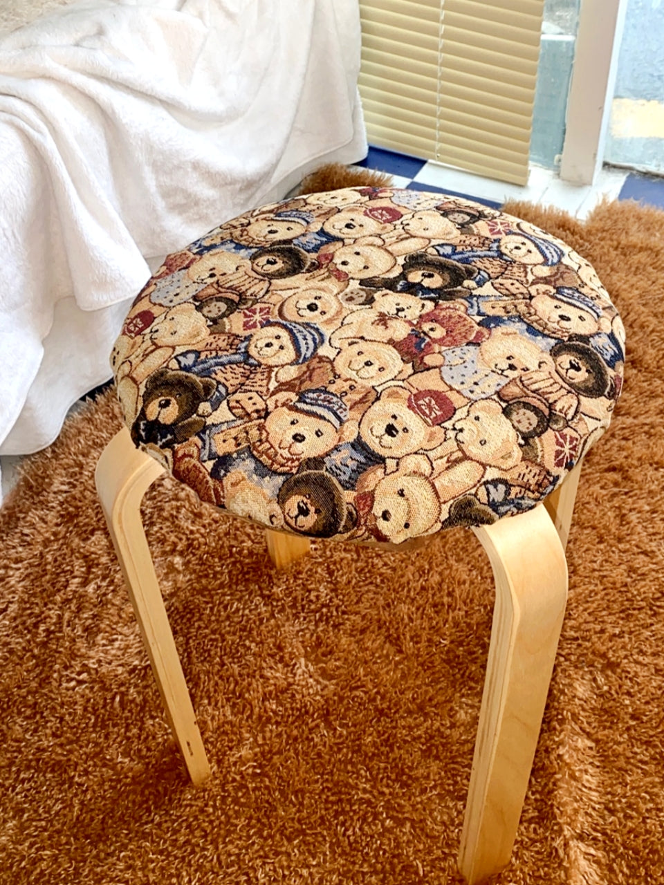 Teddy bear stool - you like what 유라이크왓 - CAVA LIFE