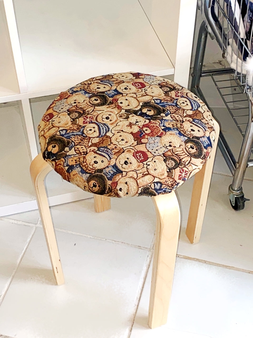 Teddy bear stool - you like what 유라이크왓 - CAVA LIFE