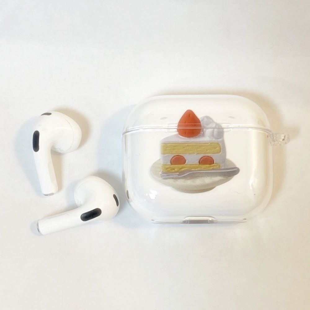 Strawberry cake airpods case