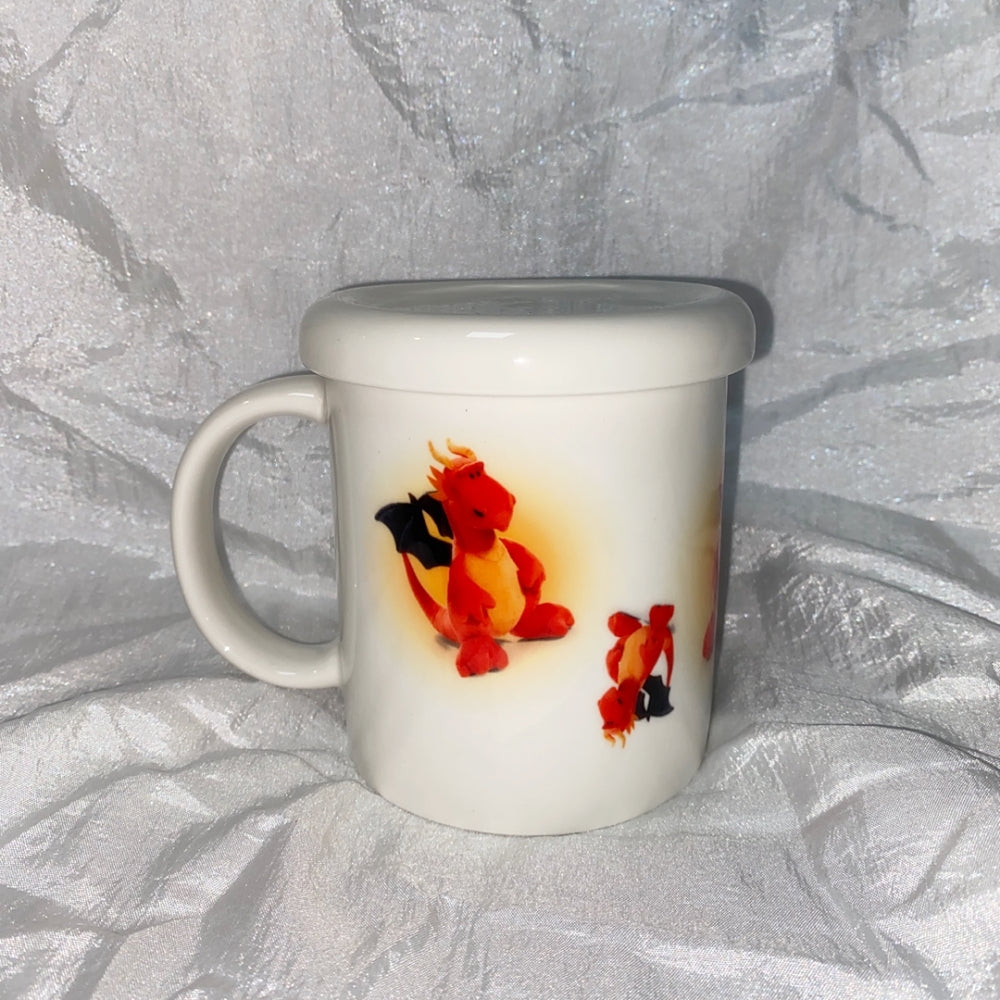 Orange Blur Dragon Simple mug