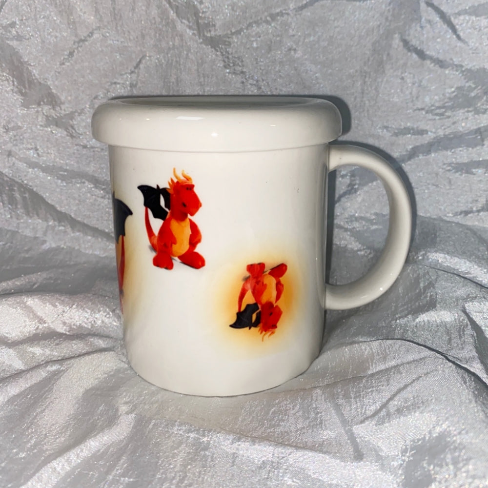 Orange Blur Dragon Simple mug
