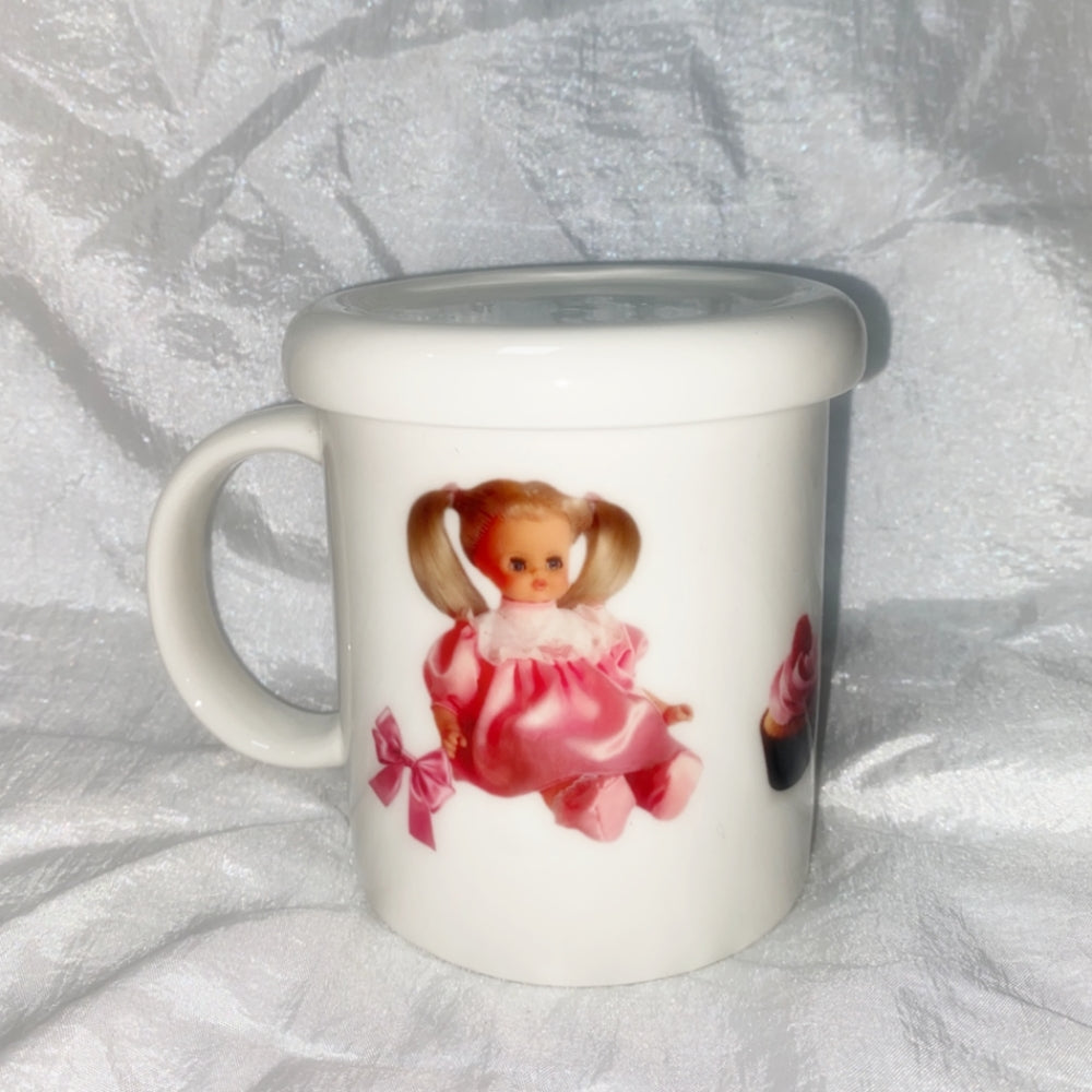 Pink mood simple mug