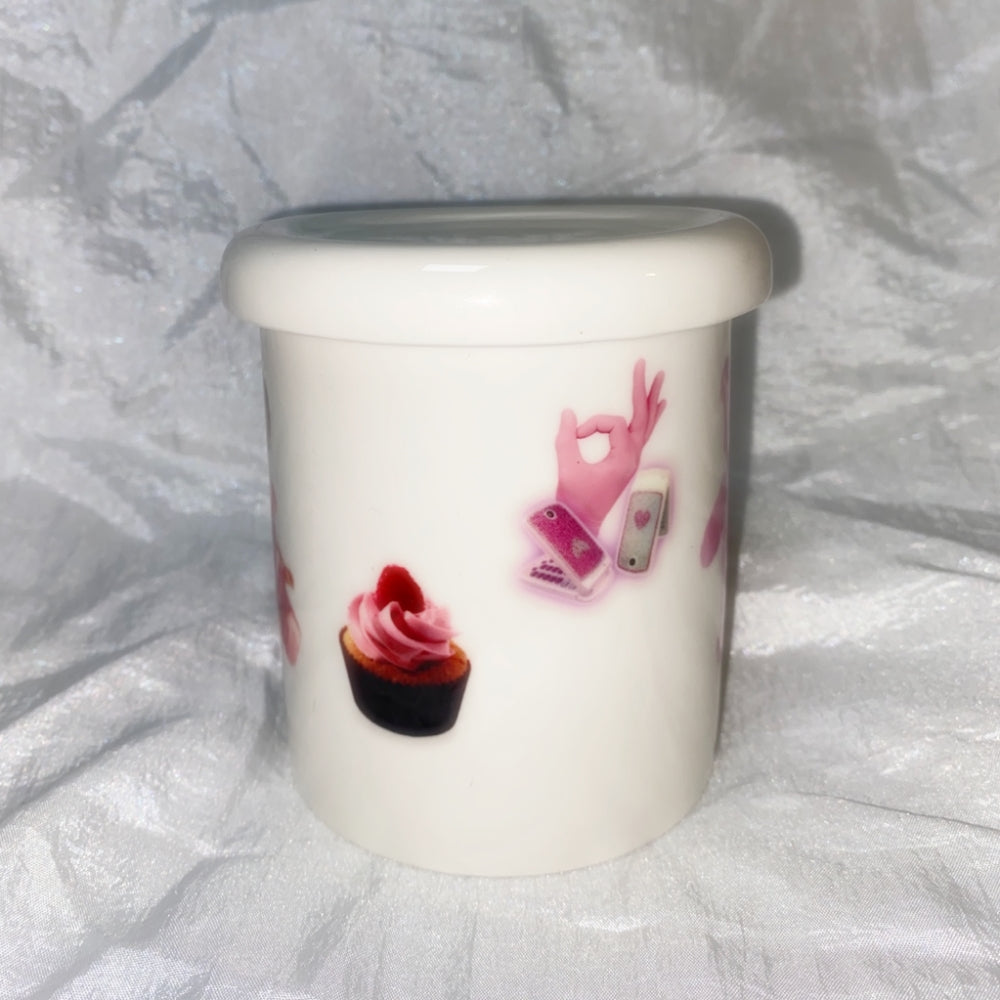 Pink mood simple mug