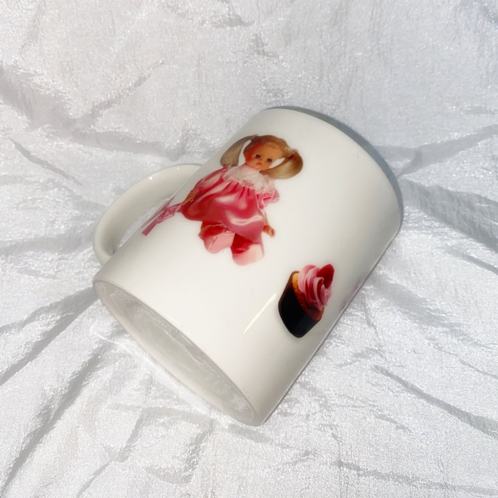 Pink mood simple mug