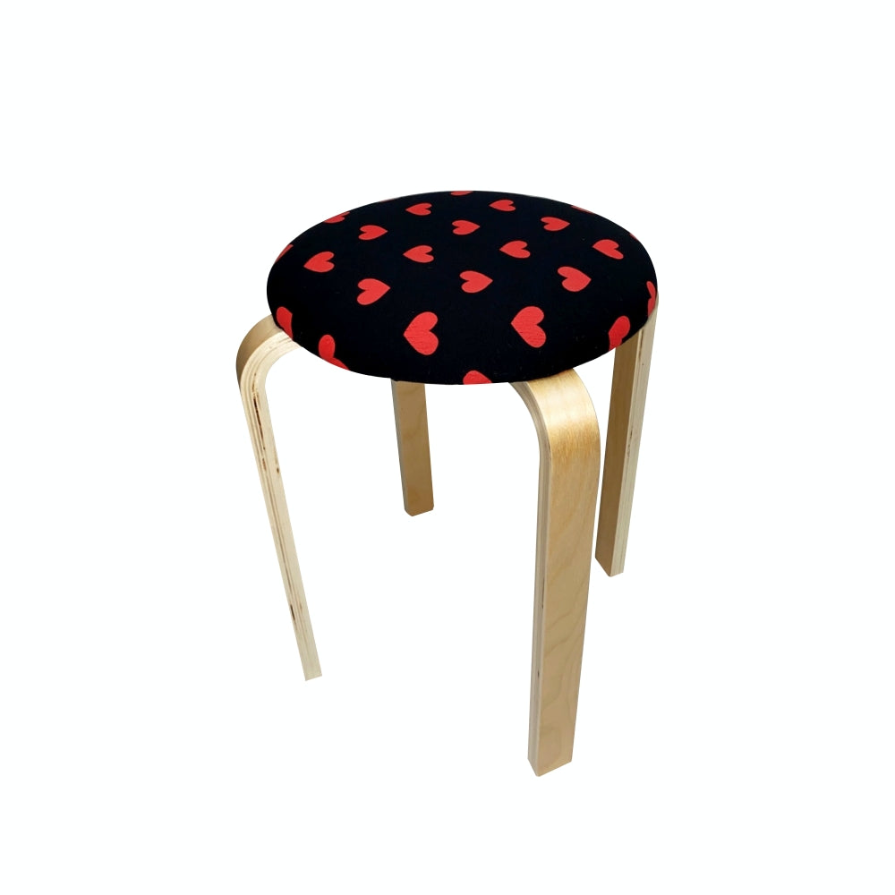 Love stool (black&red)