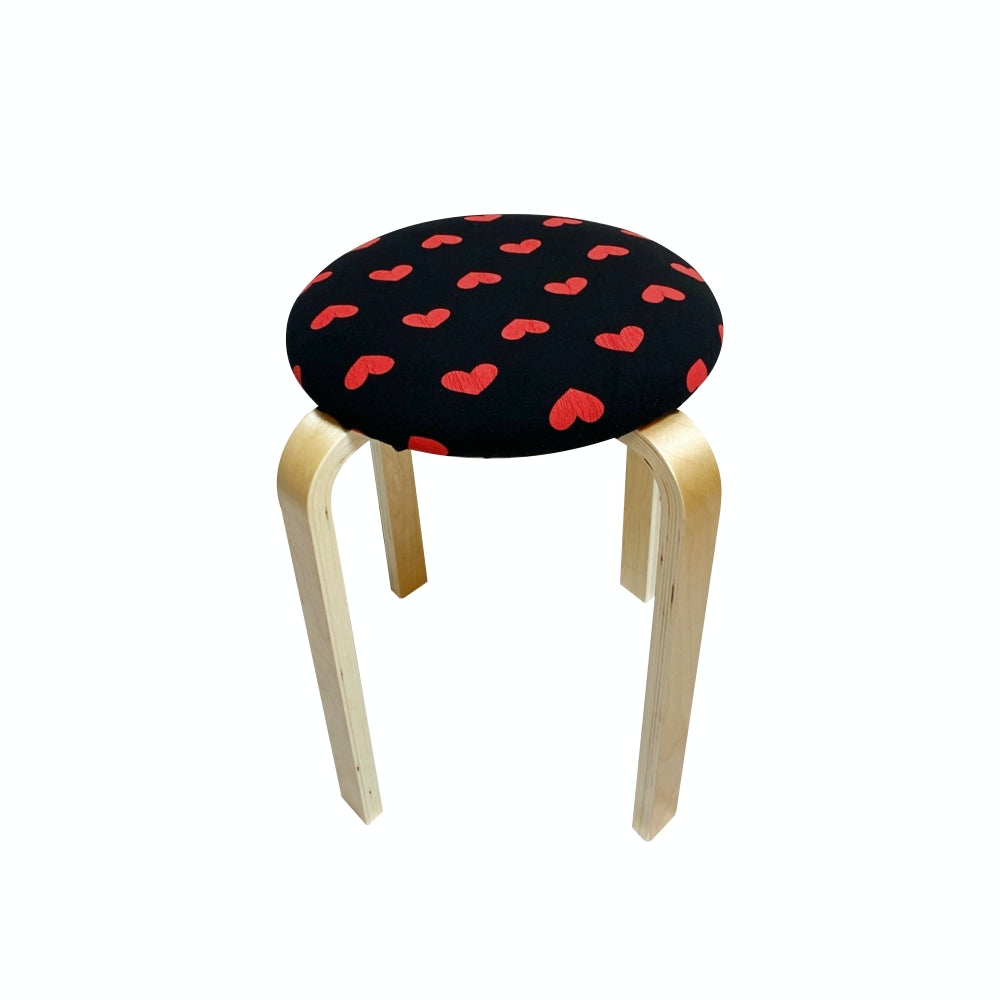 Love stool (black&red)