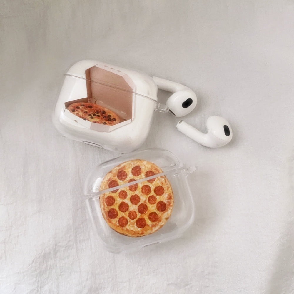 Pizza take-out airpods case