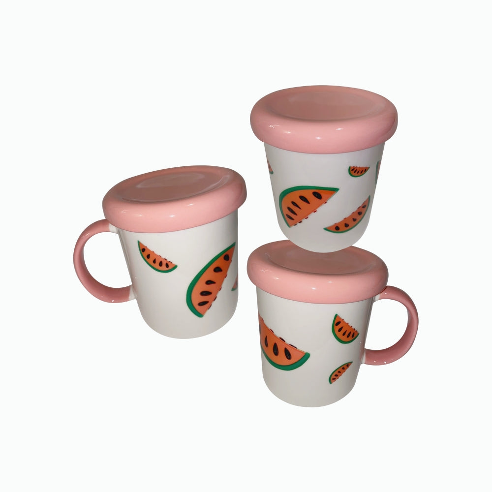 Toy watermelon simple mug (pink)