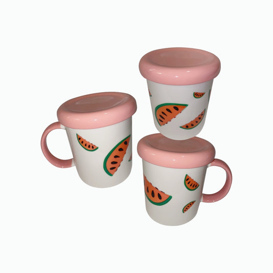 Toy watermelon simple mug (pink)