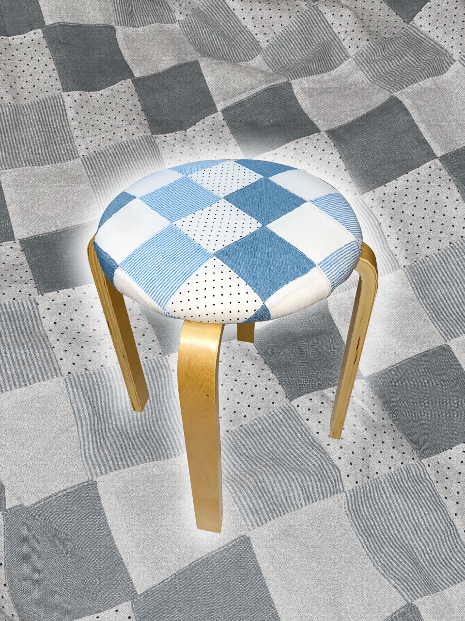 Patchwork stool