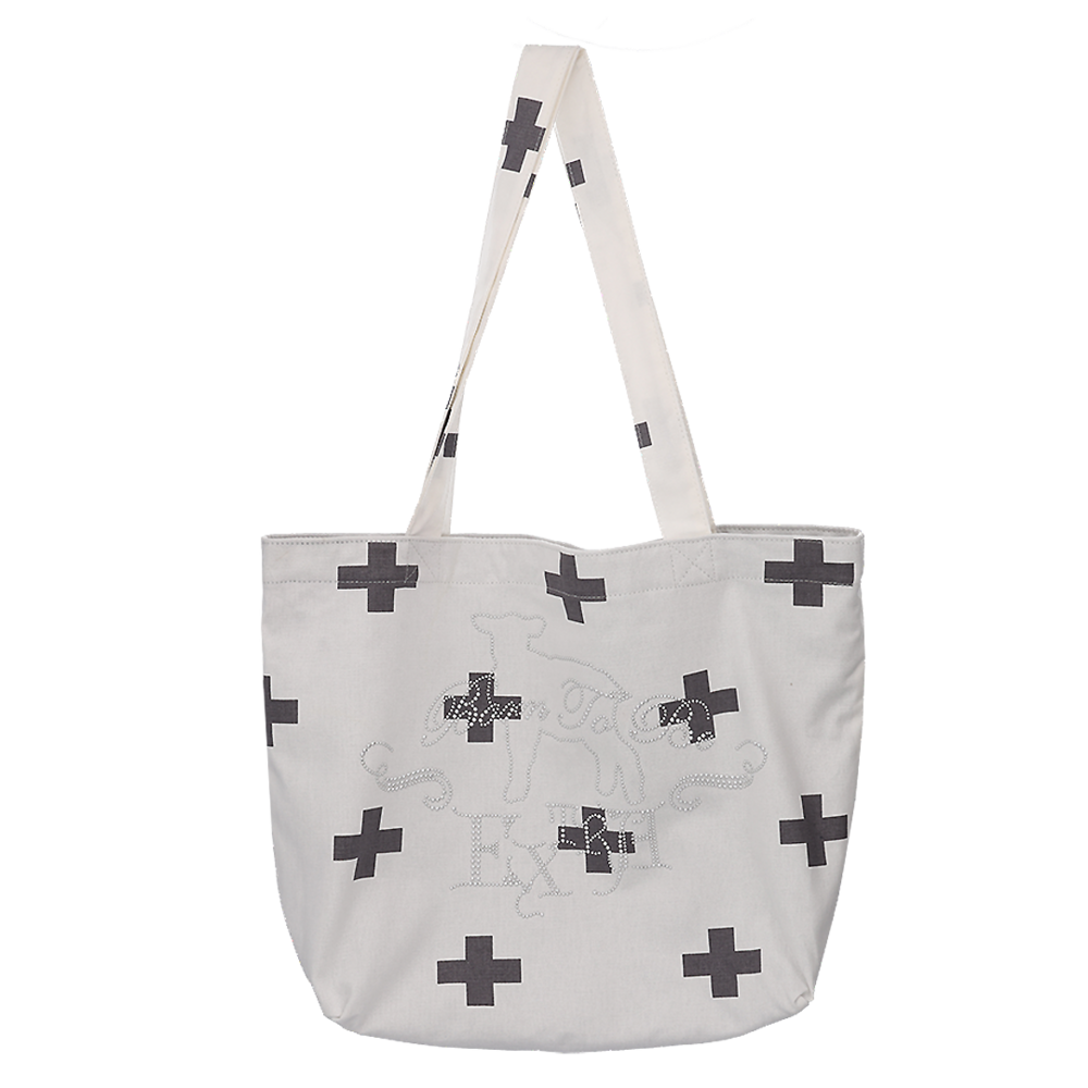 Born to Be Extra Bag- White