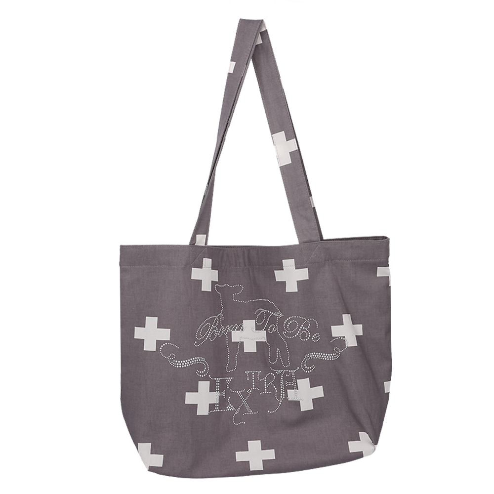 Born to Be Extra Bag-  Grey