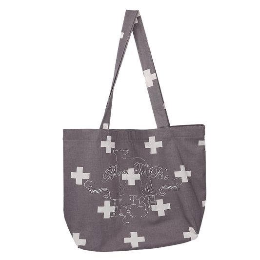 Born to Be Extra Bag-  Grey