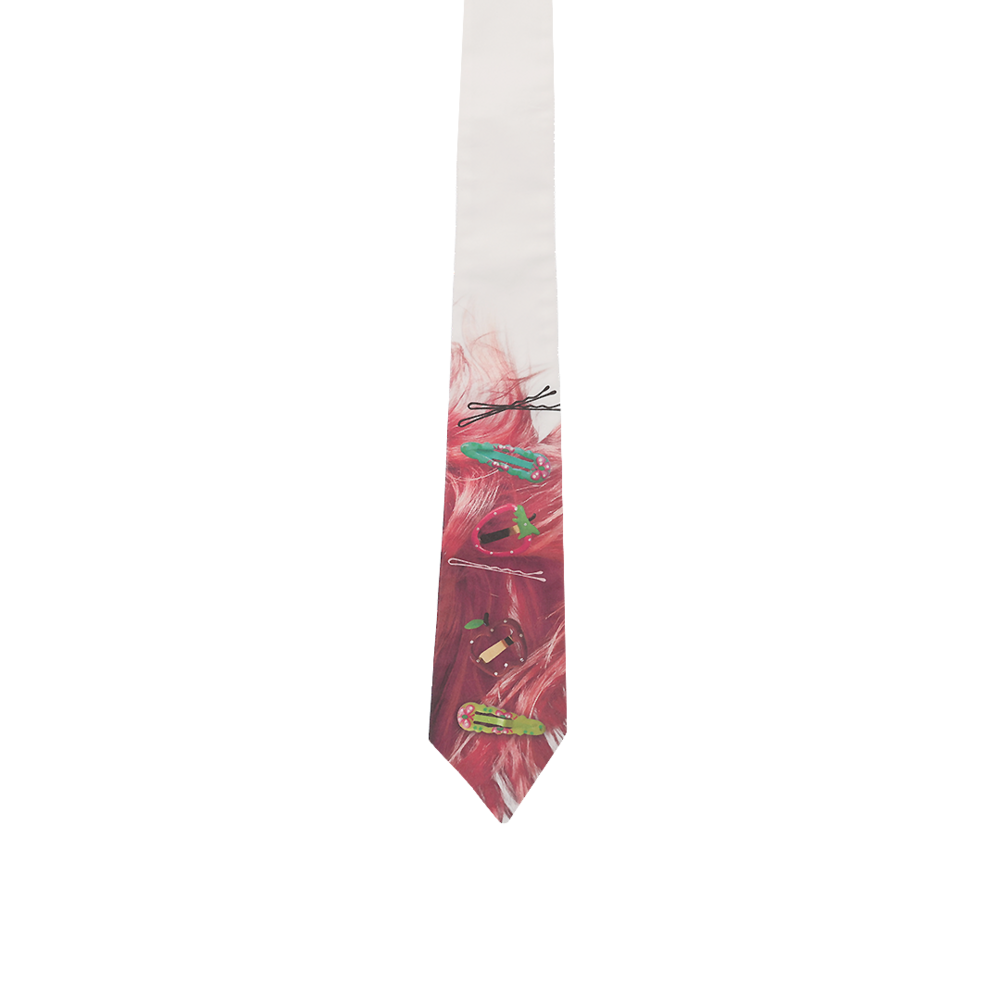 Pink Hair Pin Tie