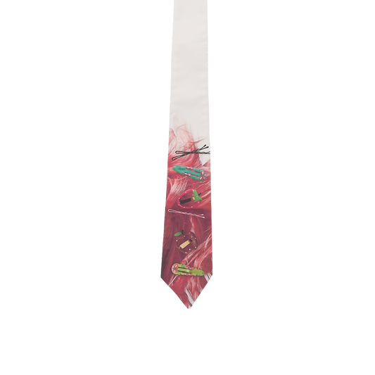 Pink Hair Pin Tie
