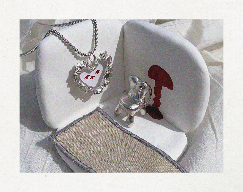 hollow frame necklace 1 - MIDLIG 미드리그 - CAVA LIFE