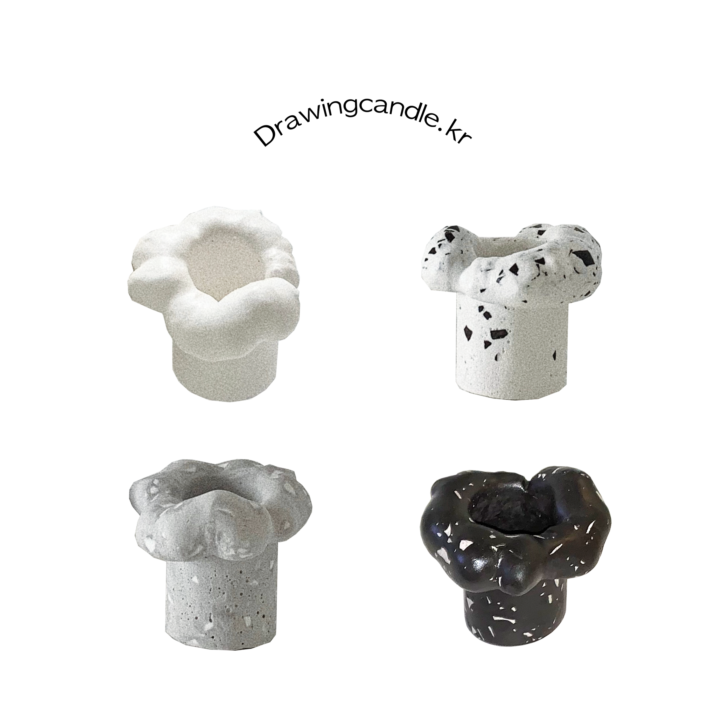미니 클라우드 홀더 - Drawing Candle 드로잉캔들 - CAVA LIFE