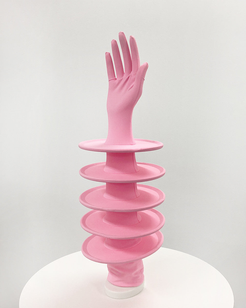 DISCS GLOVE in baby pink *Rainbow edition* - SUN WOO 선우 - CAVA LIFE