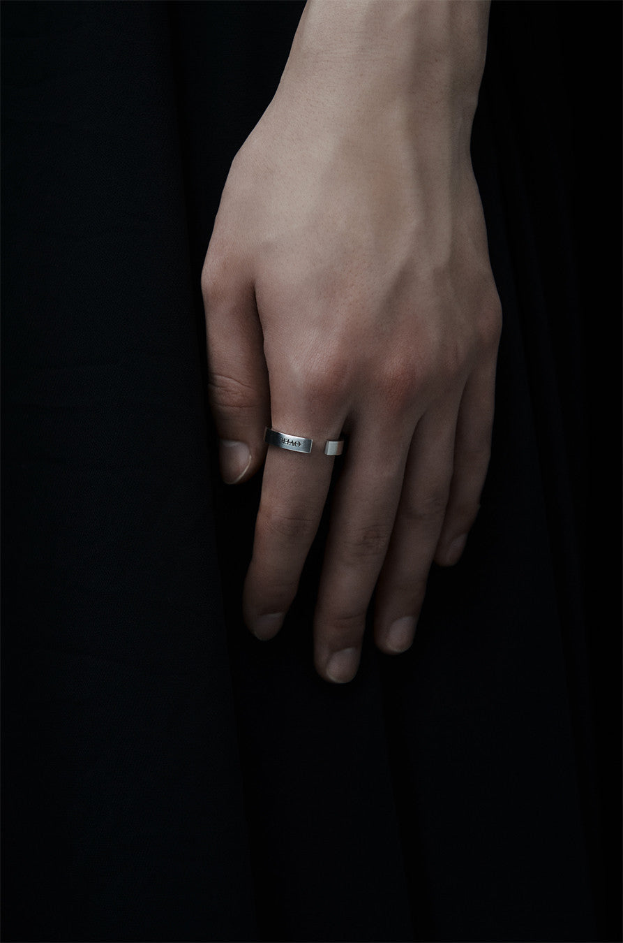 Bold line thick ring - OVERTHELINE 오버더라인 - CAVA LIFE