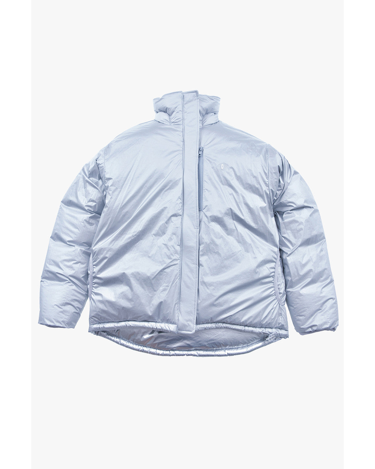 FOIL REVERSIBLE PADDING JACKET / SILVER